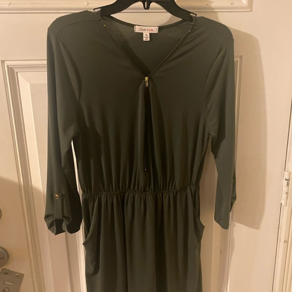 Beautiful green dress by Club Soda